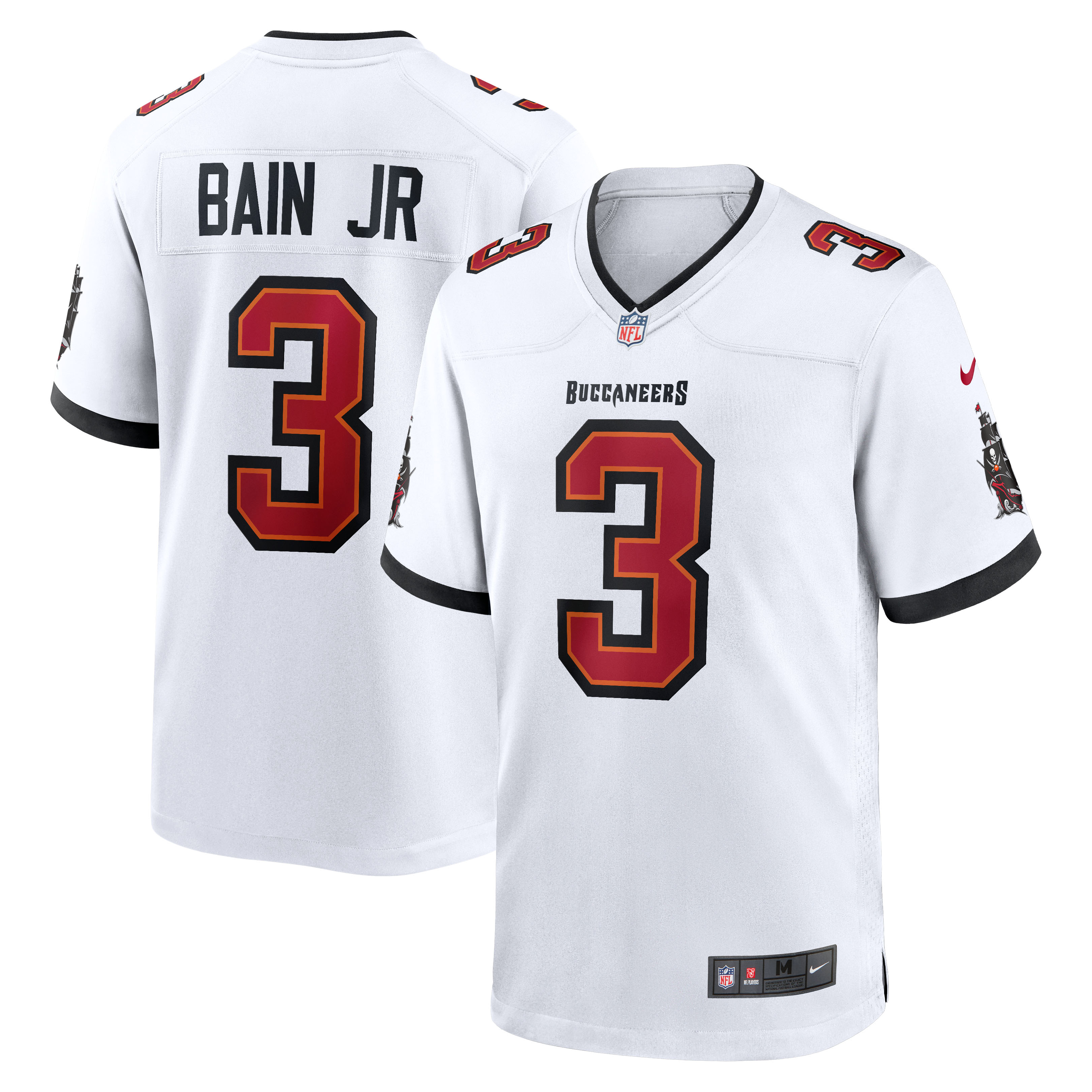 Nike Men's Rueben Bain Jr. White Tampa Bay Buccaneers Game Jersey - White