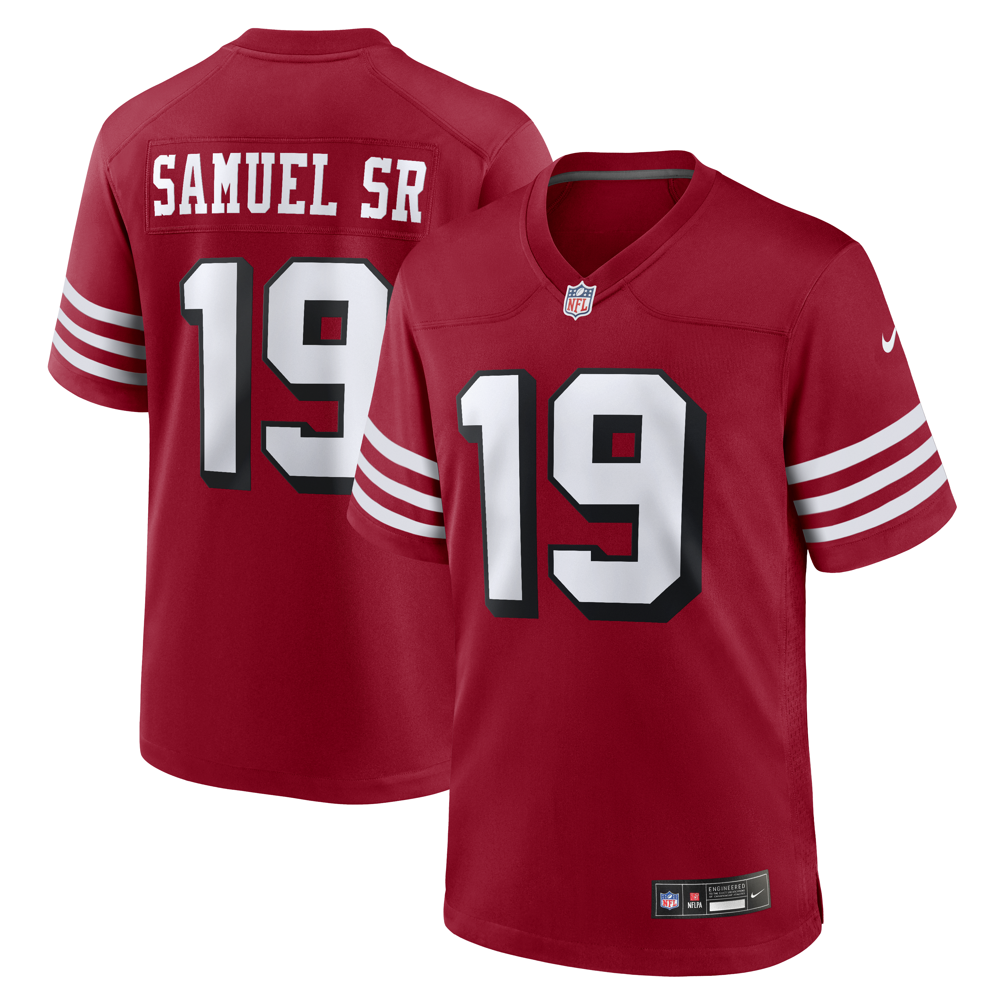 Men's Nike Deebo Samuel Sr Scarlet San Francisco 49ers Alternate Game Jersey