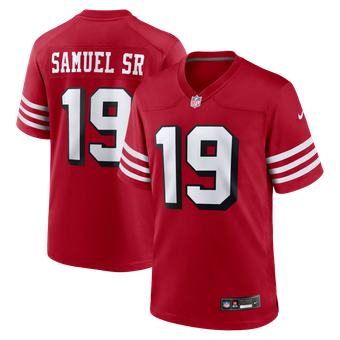 Men's Nike Deebo Samuel Sr Scarlet San Francisco 49ers Alternate Game Jersey