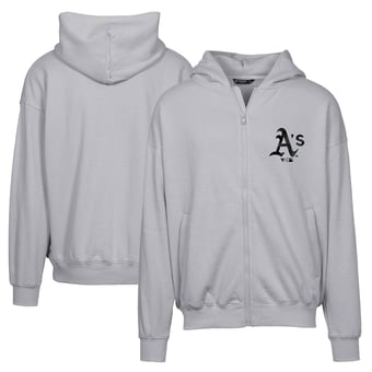 Men's Levelwear Gray Athletics Uphill Digital Camo Full-Zip Hoodie
