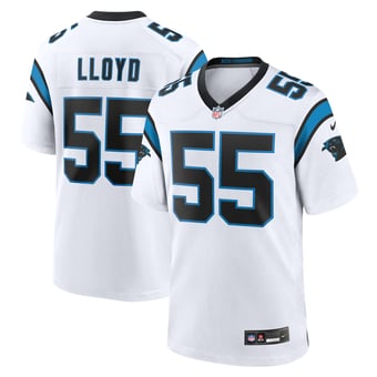 Men's Nike Devin Lloyd White Carolina Panthers Game Jersey