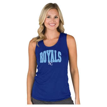 Women's Concepts Sport  Royal Kansas City Royals Marathon Racerback Tank Top
