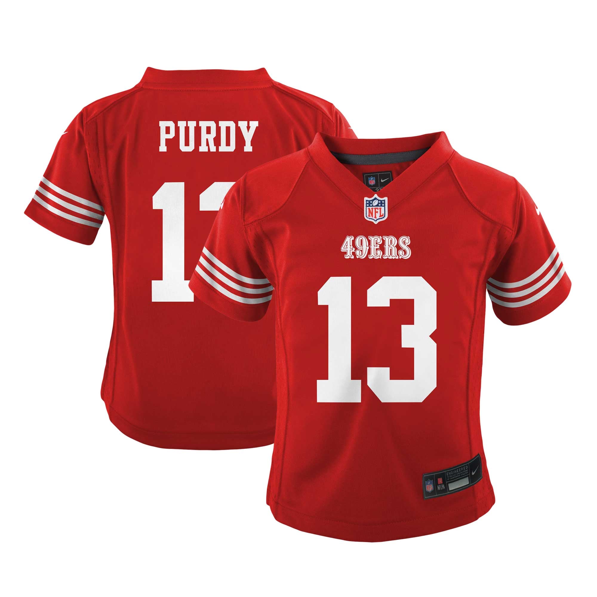 Infant Nike Brock Purdy Scarlet San Francisco 49ers Team Player Game Jersey Infant Nike Brock Purdy Scarlet San Francisco 49ers Team Player Game Jersey
