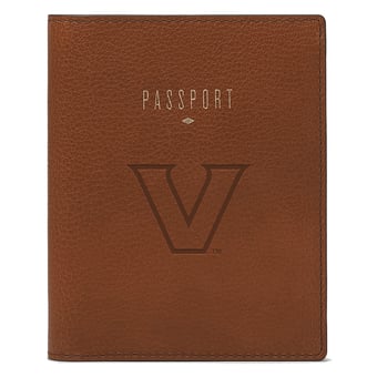 Fossil Brown Vanderbilt Commodores Travel RFID Passport Case
