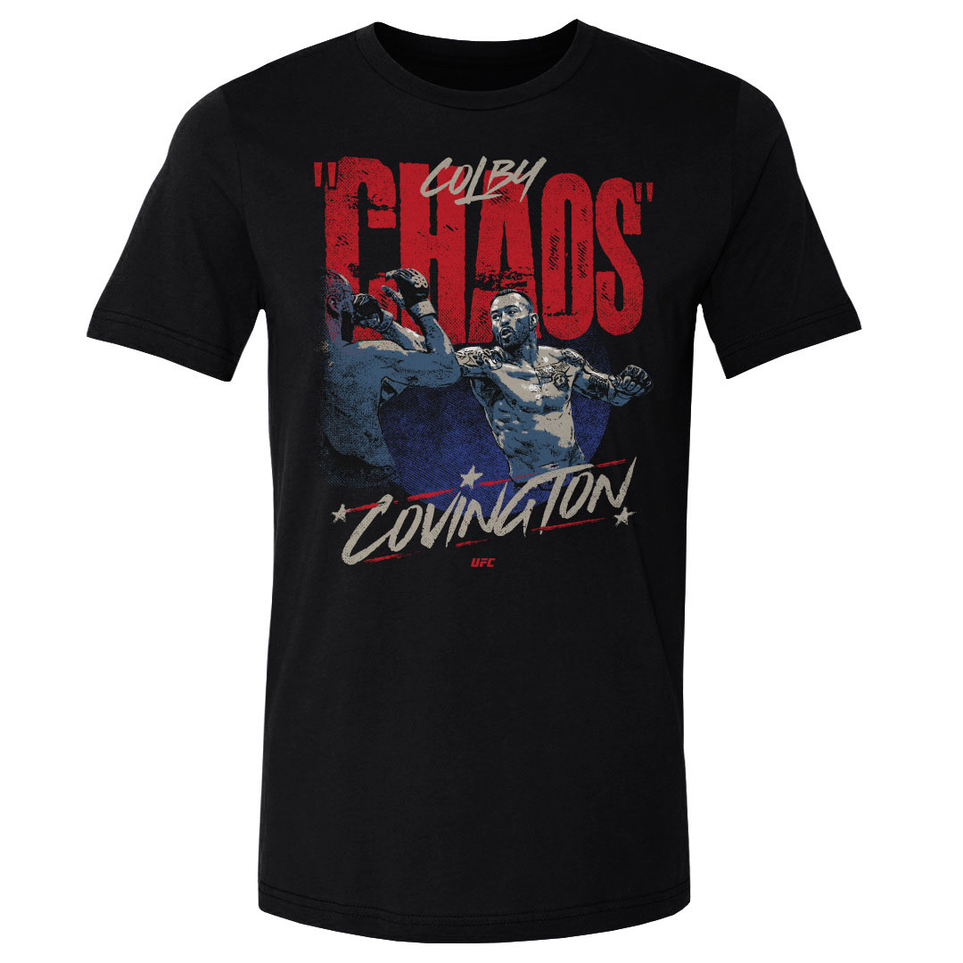Men’s 500 Level Black Colby Covington “Chaos” T-Shirt Men’s 500 Level Black Colby Covington “Chaos” T-Shirt