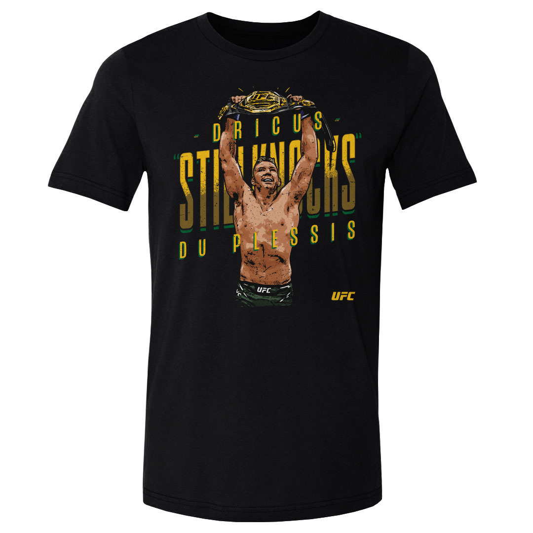 Men’s 500 Level Black Dricus Du Plessis “Stillknocks” T-Shirt
