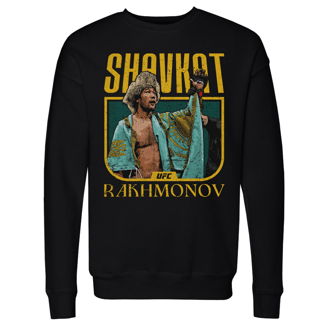 Men’s 500 Level Black Shavkat Rakhmonov Pullover Sweatshirt Men’s 500 Level Black Shavkat Rakhmonov Pullover Sweatshirt