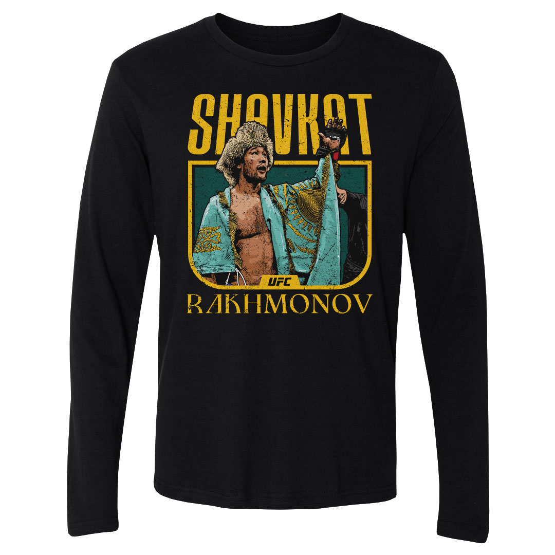 Men’s 500 Level Black Shavkat Rakhmonov Long Sleeve T-Shirt Men’s 500 Level Black Shavkat Rakhmonov Long Sleeve T-Shirt