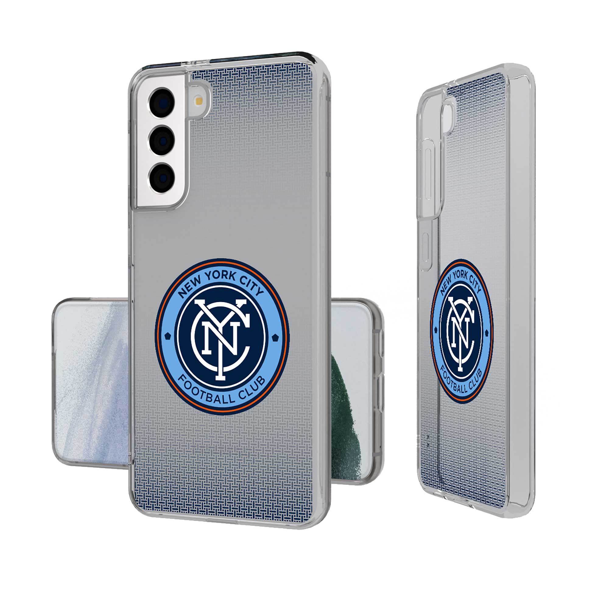 Keyscaper New York City FC Linen Logo Galaxy Clear Case Keyscaper New York City FC Linen Logo Galaxy Clear Case