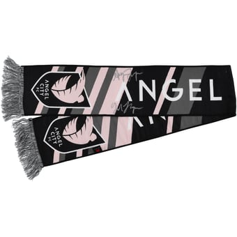 Gisele Thompson & Alyssa Thompson Angel City FC Multi-Signed Black Scarf