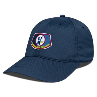 Men's Levelwear Navy Kansas City Scouts Retro Skylight Matrix Adjustable Hat