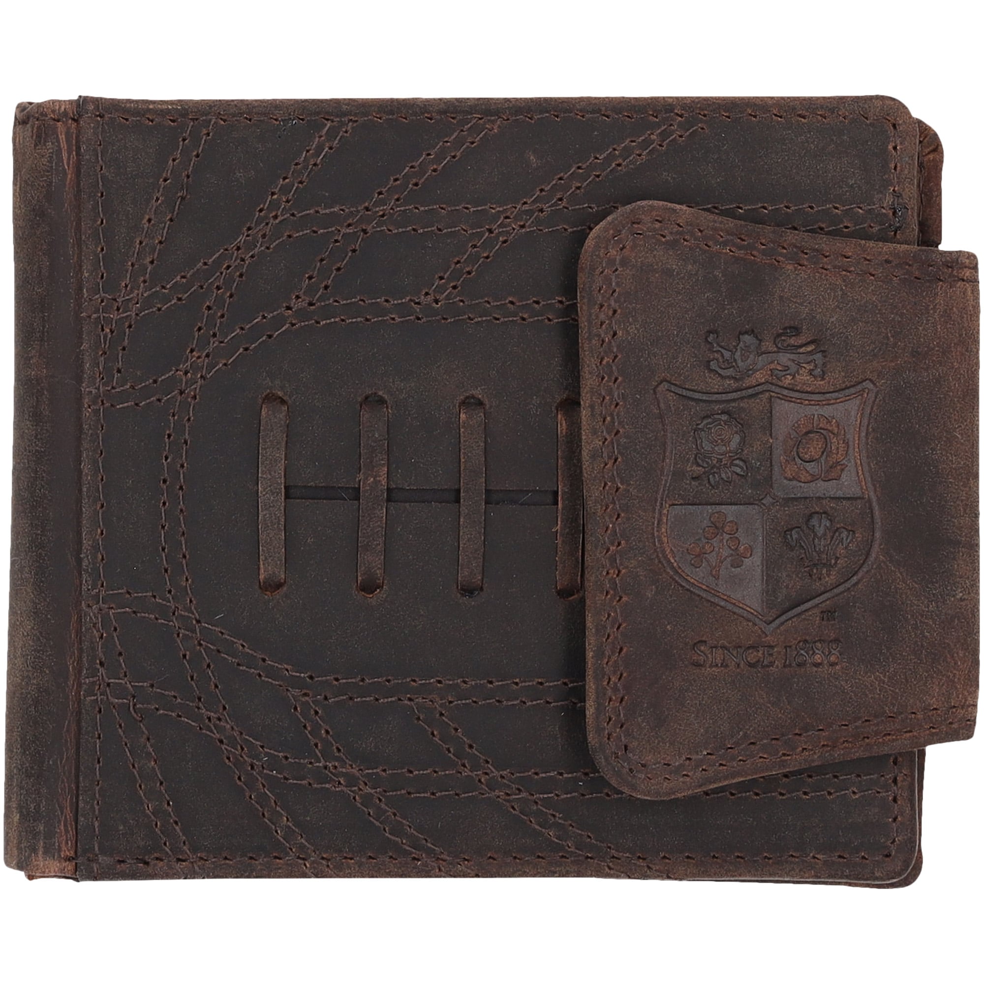 British & Irish Lions Vintage Wallet - Leather: retailer-supplied image