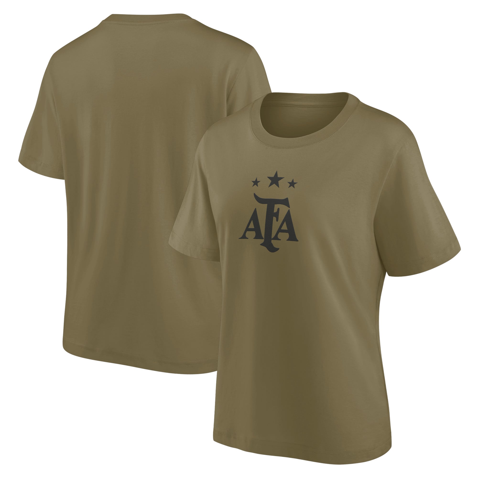 T-shirt oversize con grafica mono logo Argentina - Cachi - Donna: retailer-supplied image