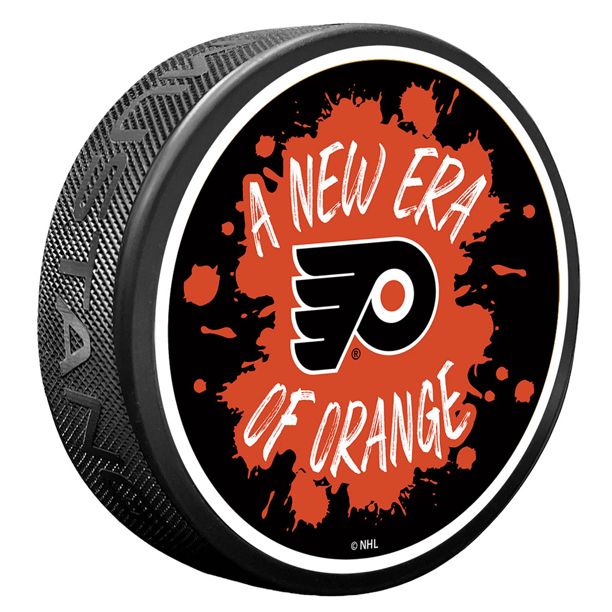 Philadelphia Flyers Slogan Hockey Puck