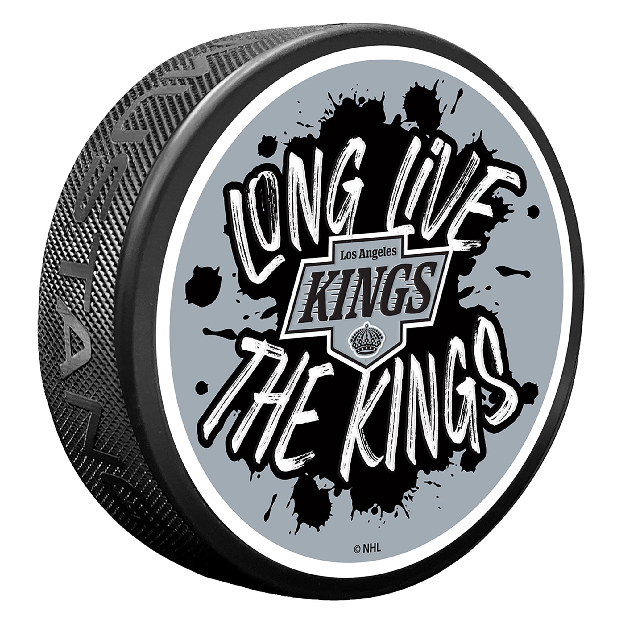 Los Angeles Kings Slogan Hockey Puck
