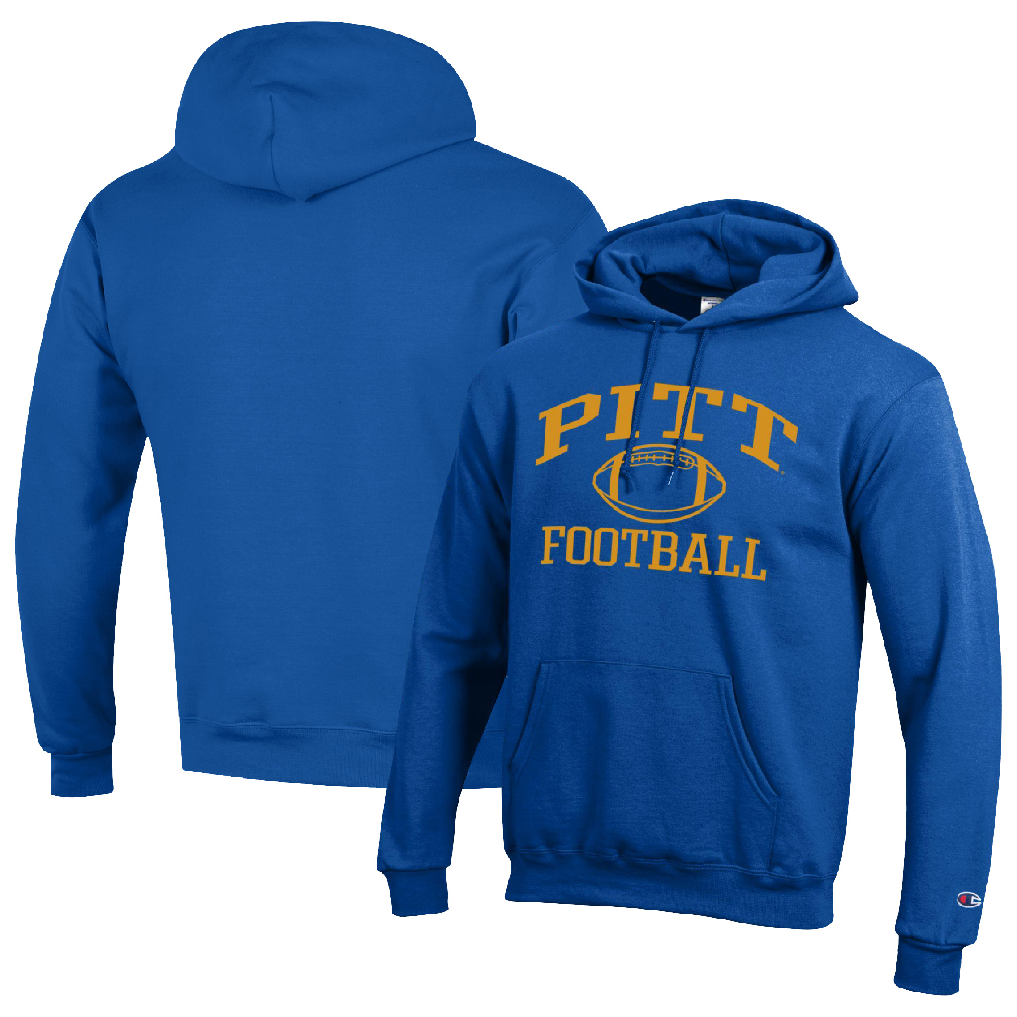 Men’s Champion Royal Pitt Panthers Football Icon Pullover Hoodie Men’s Champion Royal Pitt Panthers Football Icon Pullover Hoodie