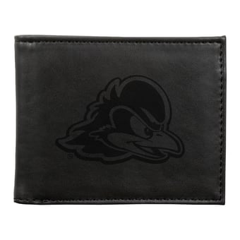 Black Delaware Fightin' Blue Hens Billfold Wallet
