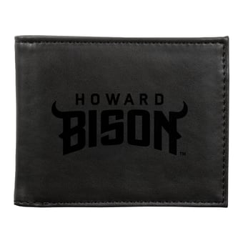 Black Howard Bison Billfold Wallet