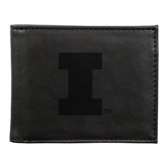 Black Illinois Fighting Illini Billfold Wallet