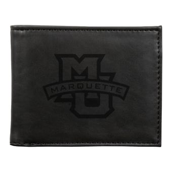 Black Marquette Golden Eagles Billfold Wallet