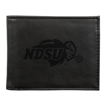 Black NDSU Bison Billfold Wallet