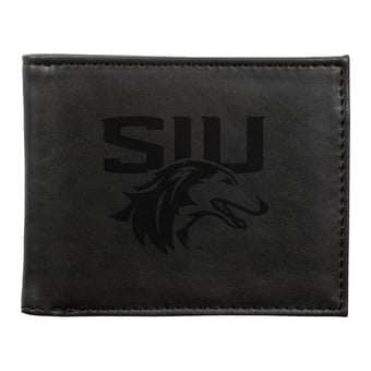 Black Southern Illinois Salukis Billfold Wallet