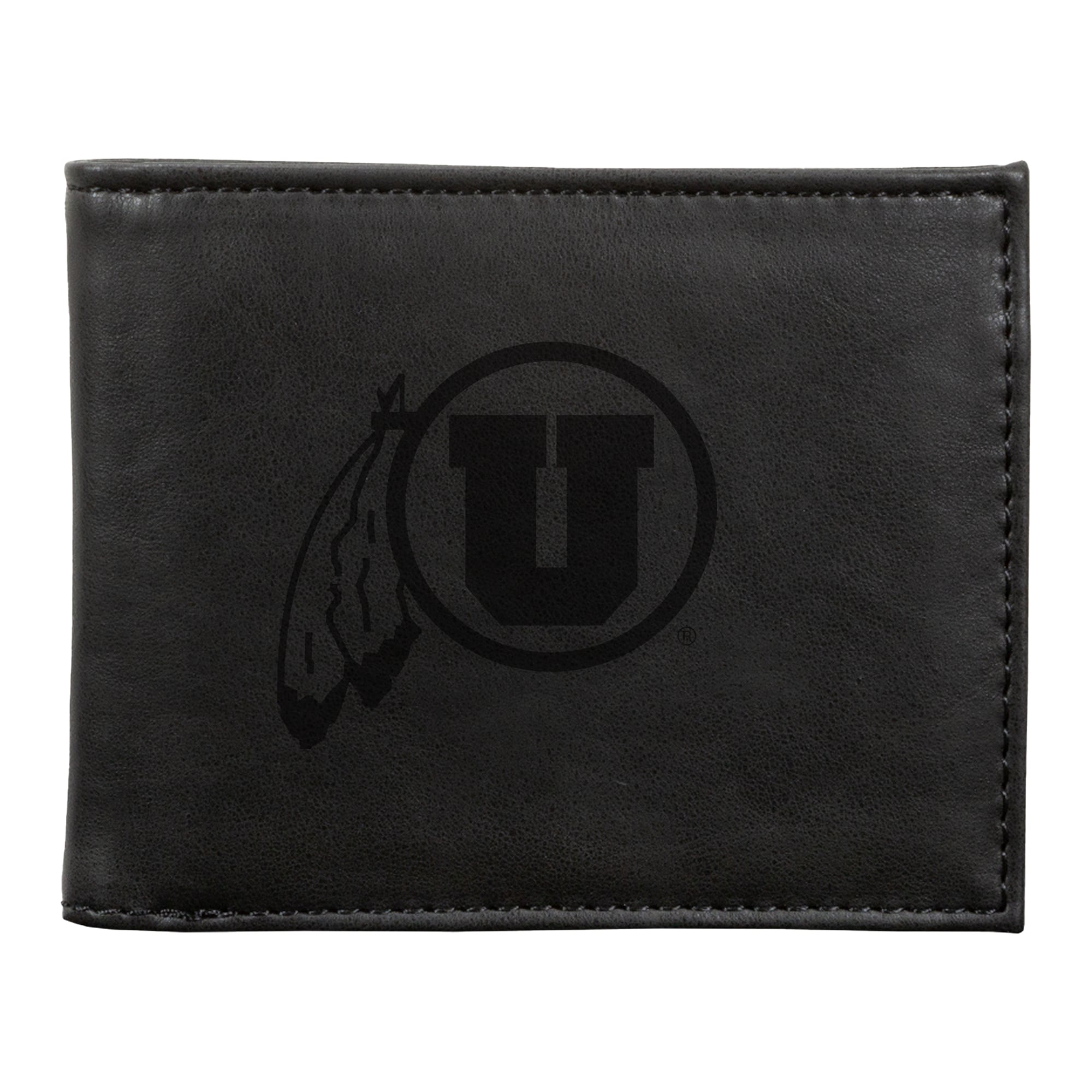 Black Utah Utes Billfold Wallet