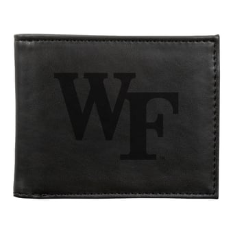 Black Wake Forest Demon Deacons Billfold Wallet
