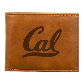 Brown Cal Bears Billfold Wallet