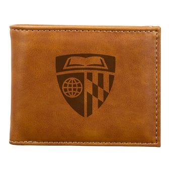 Brown Johns Hopkins Blue Jays Billfold Wallet