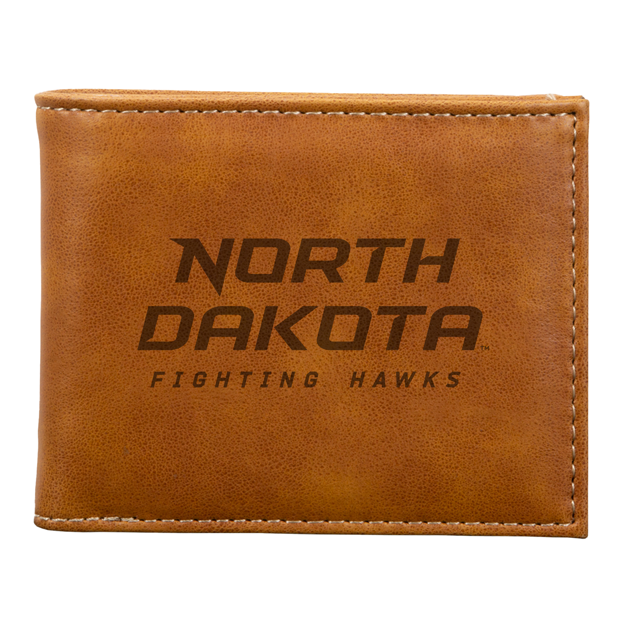 Brown North Dakota Billfold Wallet