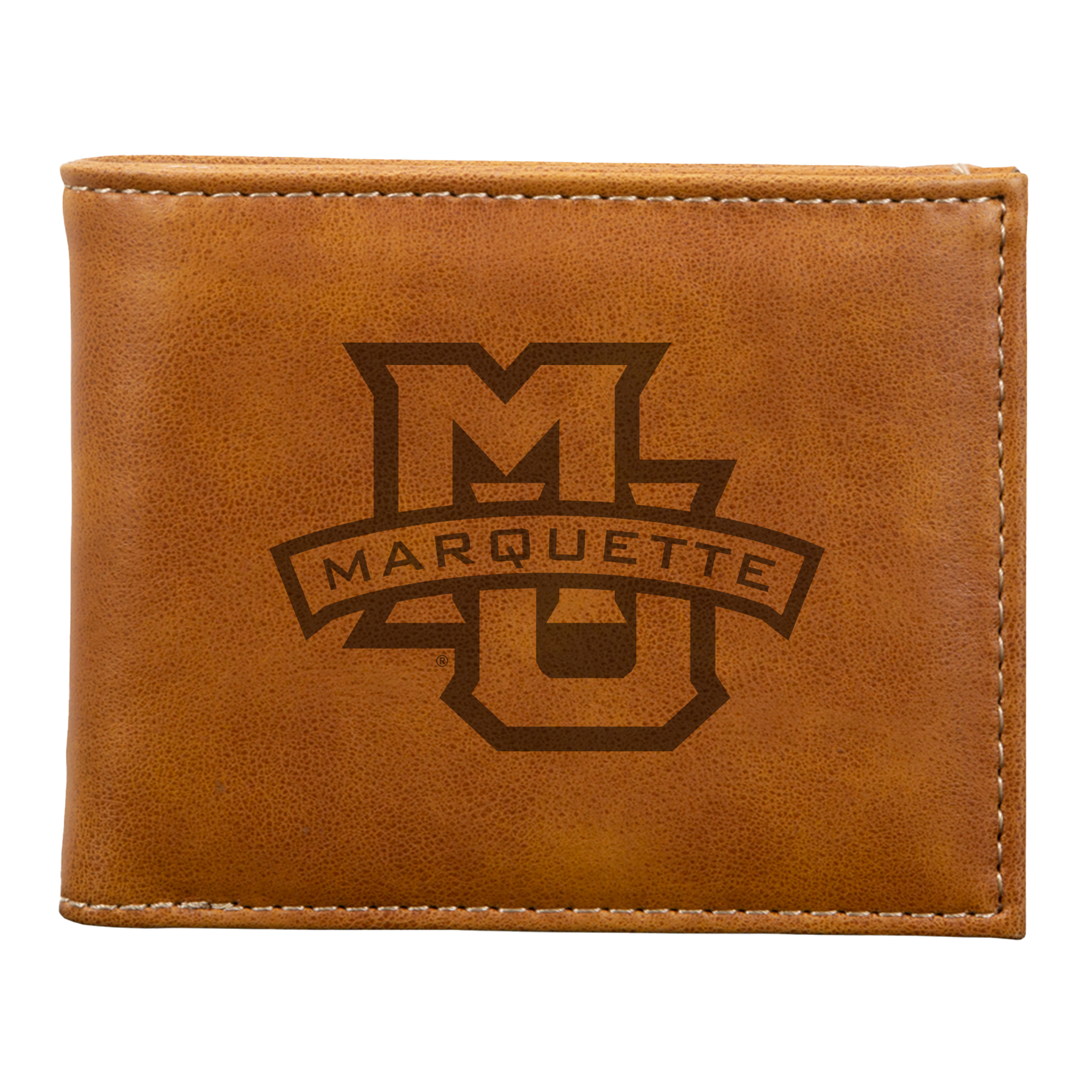 Brown Marquette Golden Eagles Billfold Wallet