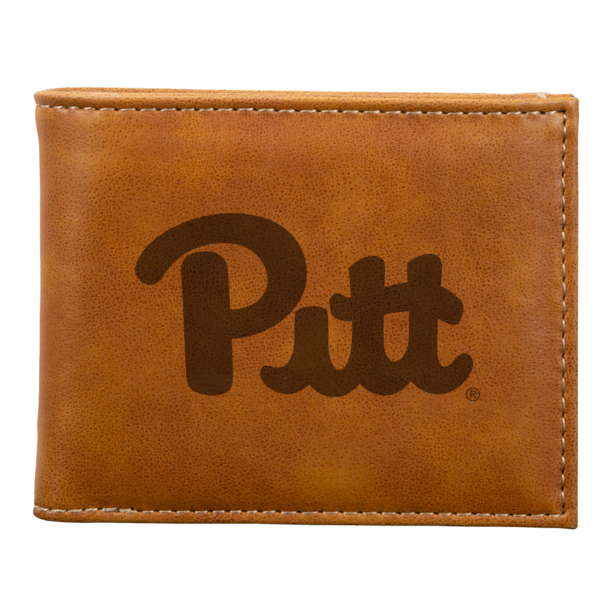 Brown Pitt Panthers Billfold Wallet