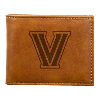 Brown Villanova Wildcats Billfold Wallet