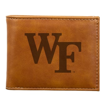 Brown Wake Forest Demon Deacons Billfold Wallet