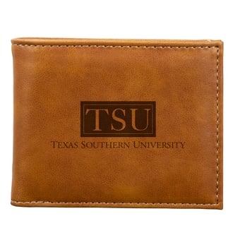 Brown Texas Southern Tigers Billfold Wallet