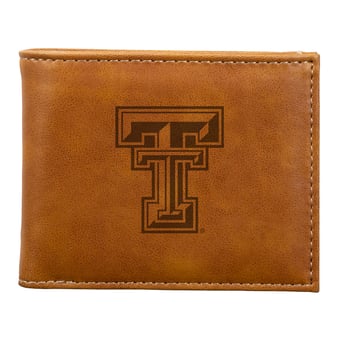 Brown Texas Tech Red Raiders Billfold Wallet