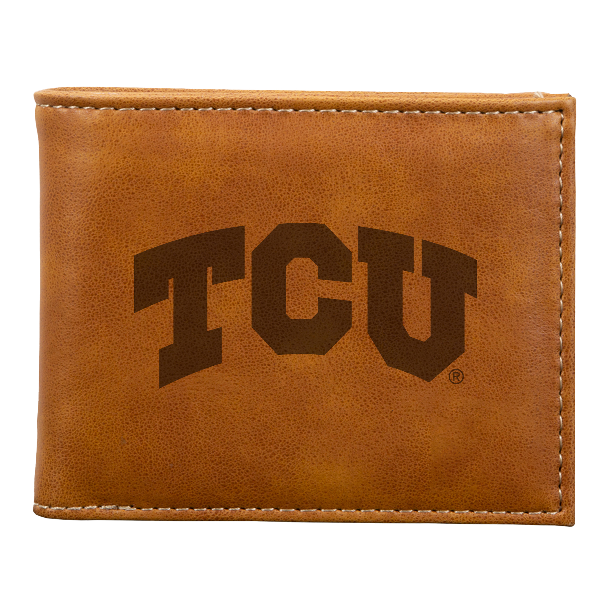 Brown TCU Horned Frogs Billfold Wallet