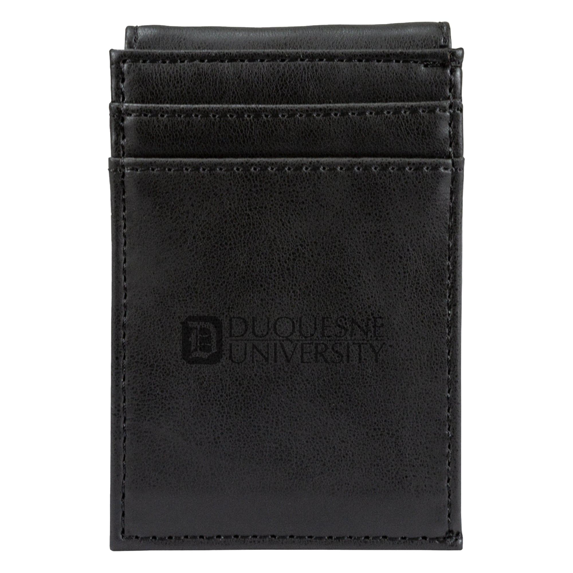 Black Duquesne Dukes Front Pocket Wallet