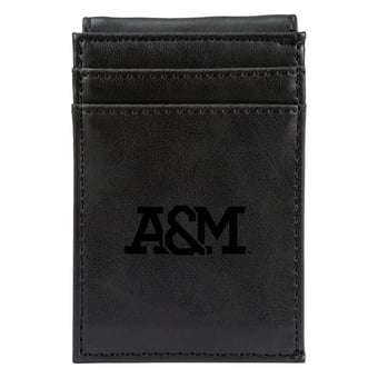 Black Florida A&M Rattlers Front Pocket Wallet