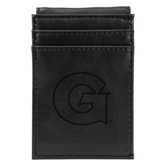 Black Georgetown Hoyas Front Pocket Wallet