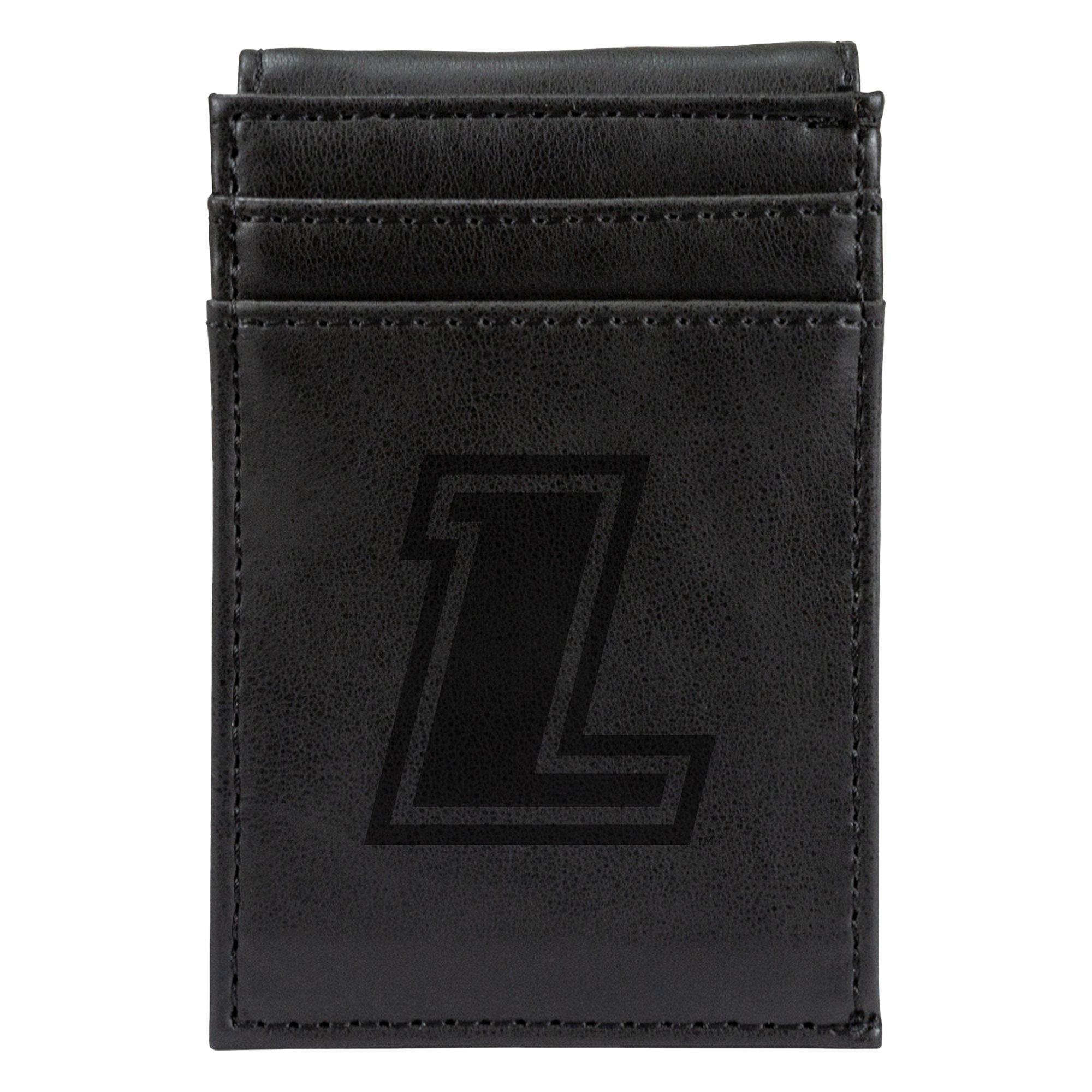 Black Loyola Greyhounds Front Pocket Wallet