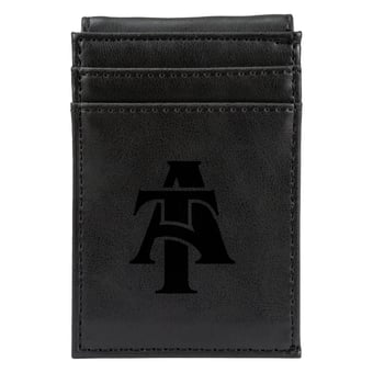 Black North Carolina A&T Aggies Front Pocket Wallet
