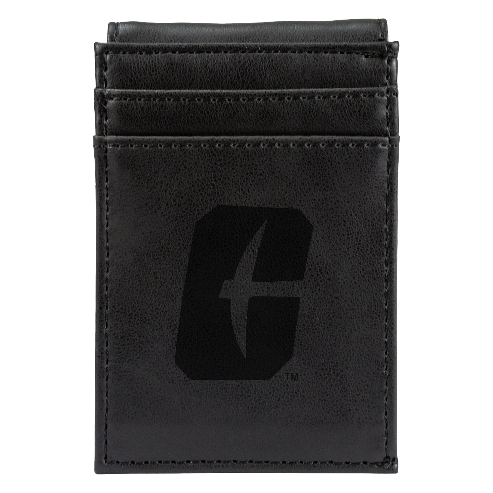 Black Charlotte 49ers Front Pocket Wallet