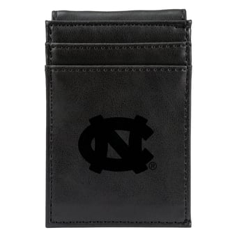 Black North Carolina Tar Heels Front Pocket Wallet