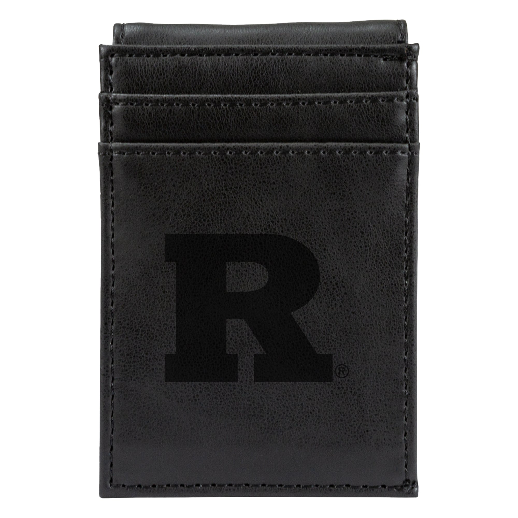 Black Rutgers Scarlet Knights Front Pocket Wallet