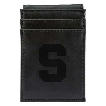 Black Syracuse Orange Front Pocket Wallet