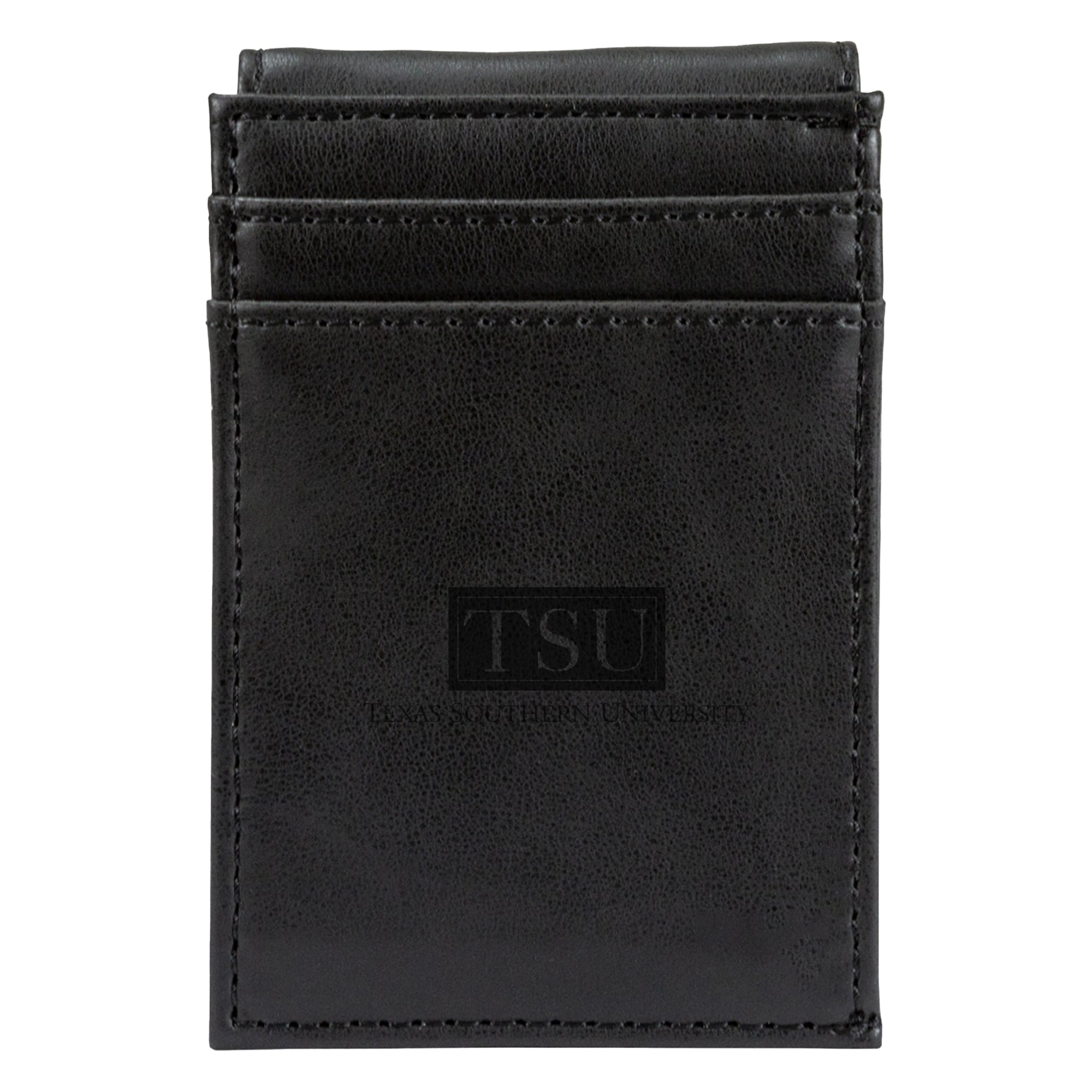 Black Texas Southern Tigers Front Pocket Wallet