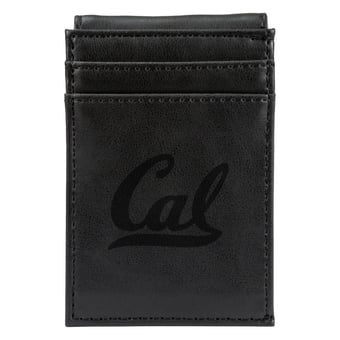 Black Cal Bears Front Pocket Wallet