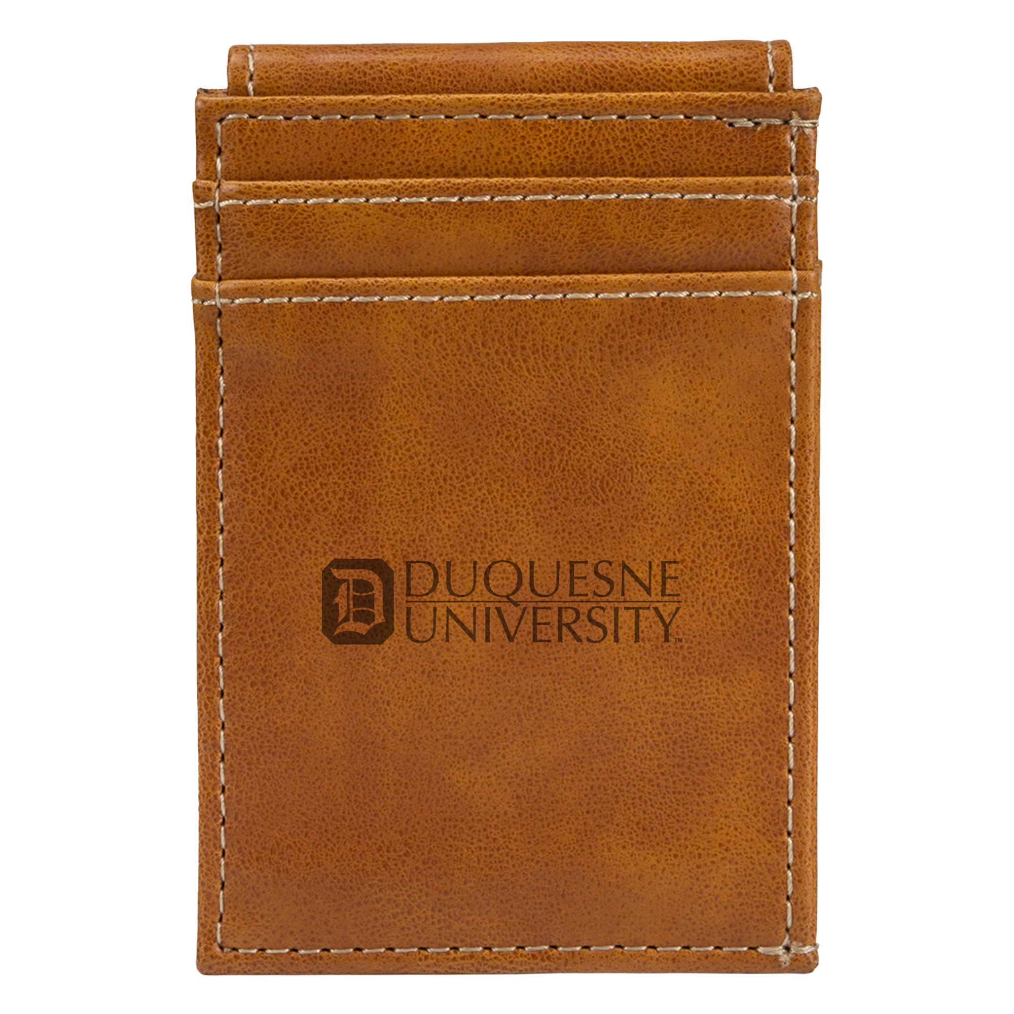Brown Duquesne Dukes Front Pocket Wallet